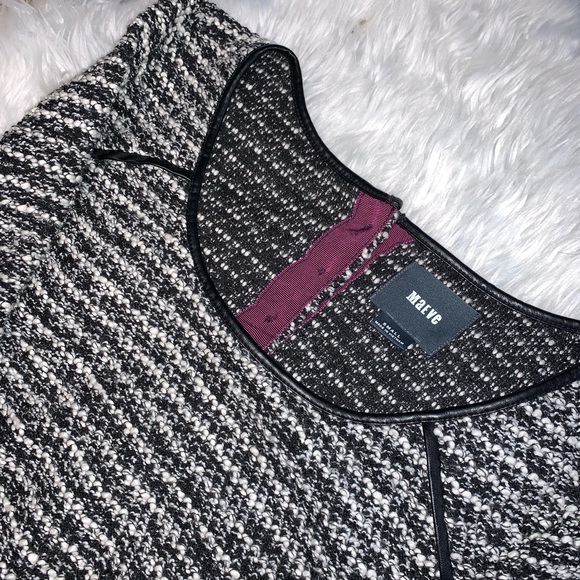{S} Maeve Anthropologie Tweed Sweater Tunic - Picture 3 of 7